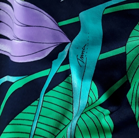 Trina Turk Floral Midnight Harvest Swimsuit - Picture 13 of 16